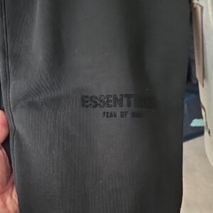 Essentials Jet Black Trousers